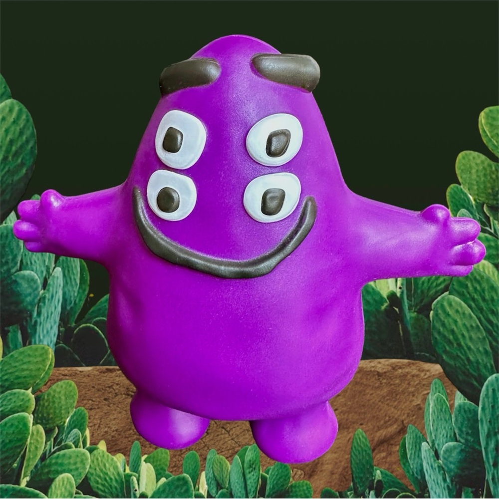 Cactus Plant Flea Market Grimace Happy Meal Toy Figurine